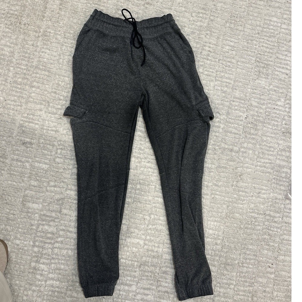 Goodfellow Men's Jogger Sweatpants Heathered Dark Gray Charcoal Size‎ Small S